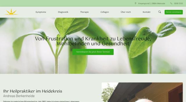 Naturheilpraxis Berkenheide Mockup